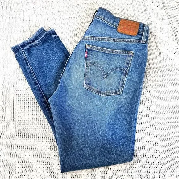 Levi’s 501 Straight Skinny Leg Jeans Size 31 - Picture 5 of 11